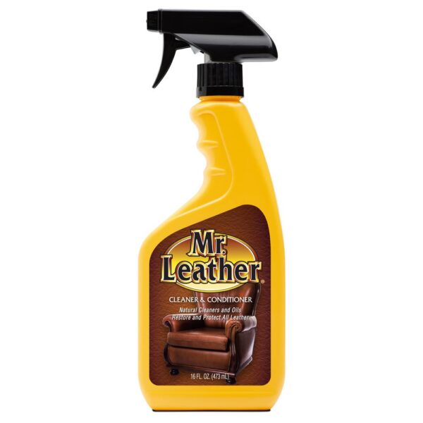  Formula 1 Mr. Leather Cleaner and Conditioner Spray, Enriched Leather  Conditioner for Car Interior, Shoes & More, Car Upholstery Cleaner to Shine  & Protect, Car Cleaning Supplies, 16 oz : Automotive