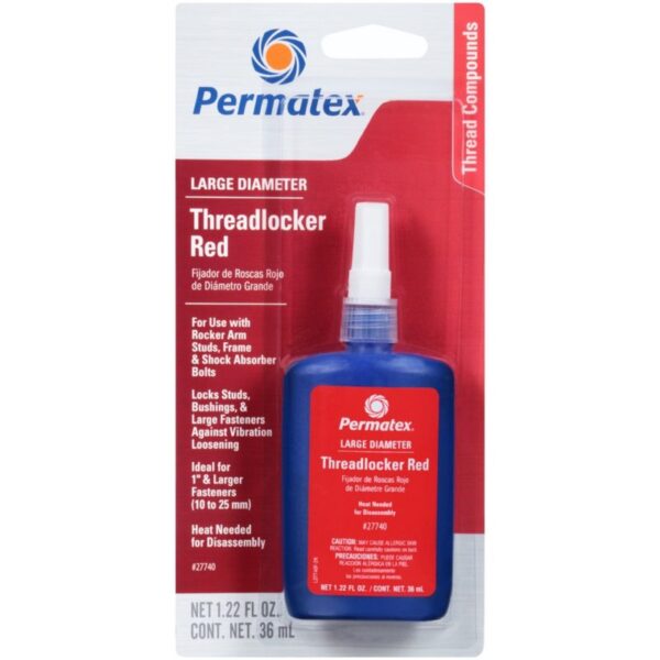 Permatex Large Diameter Threadlocker RED
