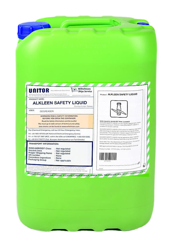 ALKLEEN SAFETY LIQ 25 LTR ALKLEEN SAFETY LIQ 25 LTR