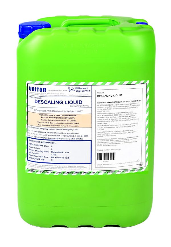 DESCALING LIQUID 25 LTR – International Industrial Mall