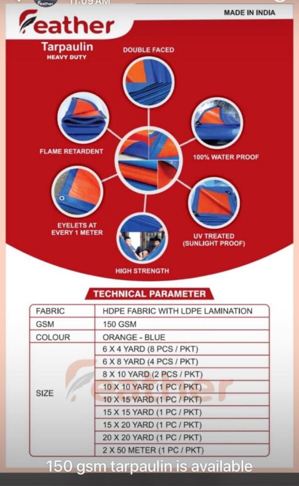 Feather Tarpaulin